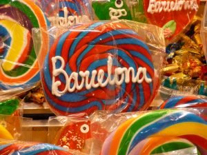 Barcelona Lolly in the Boqueria Market - The Best Barcelona 2 Day Itinerary