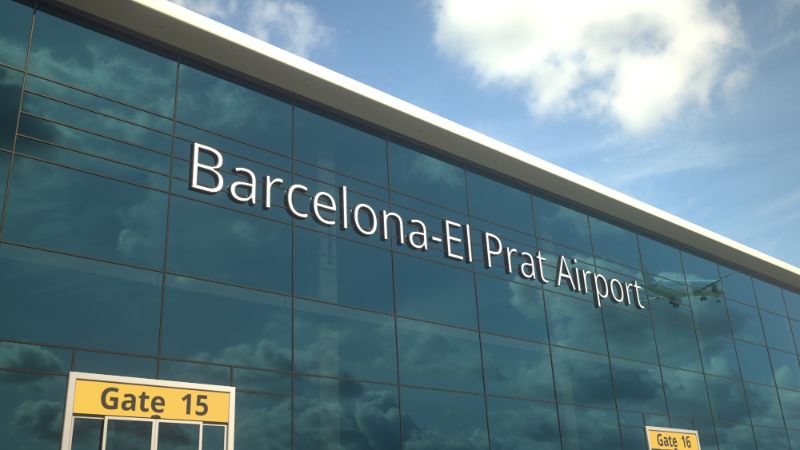 Barcelona Airport Sign - How to get from Barcelona Airport to City Centre