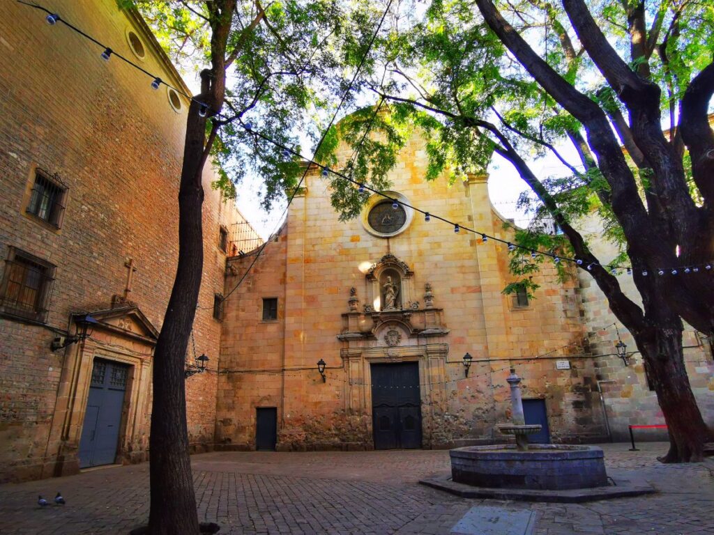 Placa de Sant Felip Neri - One of the Most Beautiful Places in Barcelonas Gothic Quarter - Where to Stay in Barcelona for the First Time